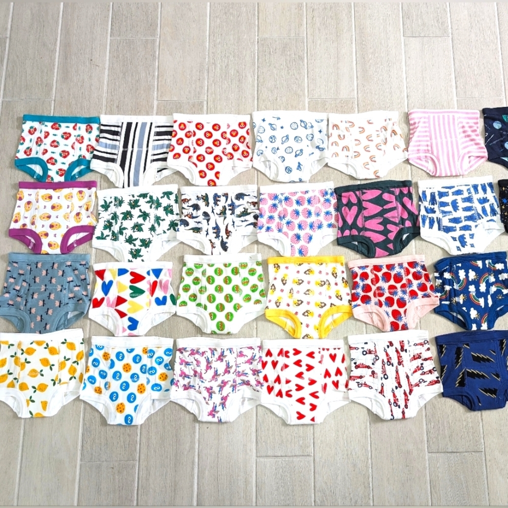 Premium Soft Cotton Toddler Potty Training Underwear (Size S) – Pick Your Pack